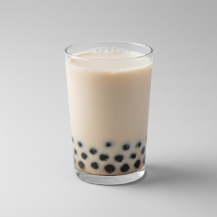 White Rabbit Milk Tea (no Sweet) With Boba