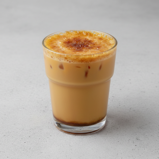 50% Sweetness Creme Brulee Milk Tea