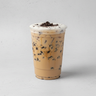 50% Sweetness Oreo Milk Tea [16 oz]