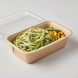 JAIN BOX [21oz] - Zucchini Cream Noodles with Sauteed Beans and Corn