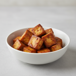 Gluten Free Fried Tofu for Japchae