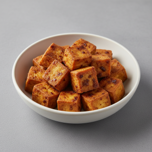 Gluten Free Fried Tofu for Bibimbab