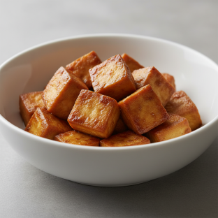 Fried Tofu for Bibimbab