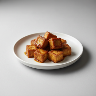 Gluten Free Fried Tofu for Bibimbab
