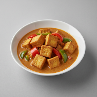 Panang Curry with Fried Tofu