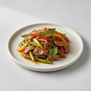 Saute Pliking with Beef