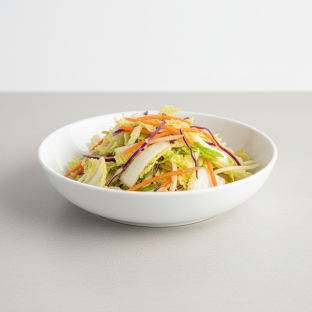 Napa Cabbage With Carrots and Cabbage Mix