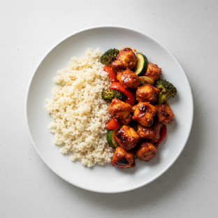 Korean Spicy BBQ Chicken with Quinoa Korean Spicy BBQ Chicken with Quinoa