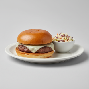 John Doe Cheese Burger w/ Cole Slaw
