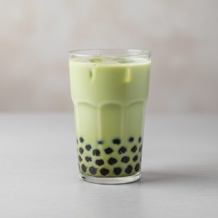 Matcha Milk Tea - Half Sweet