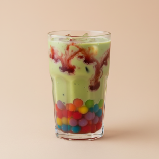 Strawberry Green Tea - 0% Sweet