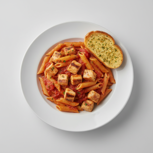 Halal - Penne with Chicken and Classic Marinara Sauce [18 oz]