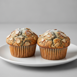 Almond Poppyseed Muffins