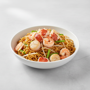 Pan Fried Seafood Noodles