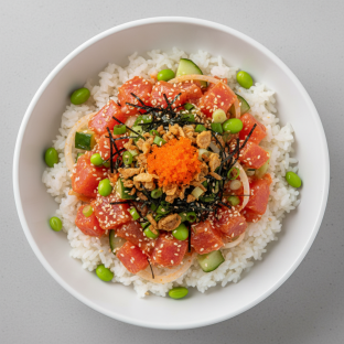 Large Spicy Ahi over White Rice