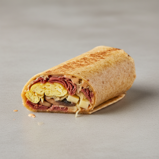 Gluten Free Reuben Breakfast Burrito