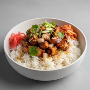Halal - Teriyaki Chicken Jasmine Rice Bowl Halal - Teriyaki Chicken Jasmine Rice Bowl