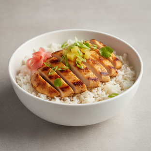 Halal - Grilled Chicken Jasmine Rice Bowl AFB Halal - Grilled Chicken Jasmine Rice Bowl AFB