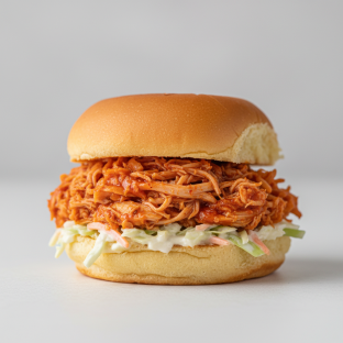 Halal - Buffalo Shredded Chicken Slider Halal - Buffalo Shredded Chicken Slider