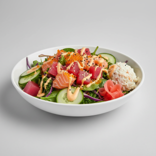 Spicy Rainbow Salad Bowl