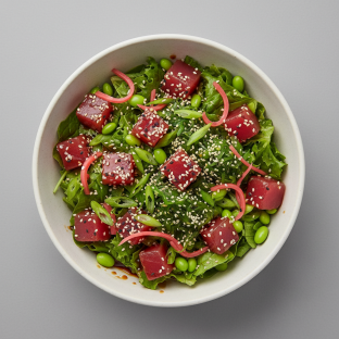 GF Hawaiian Ahi Salad Bowl [Extra Dressing]