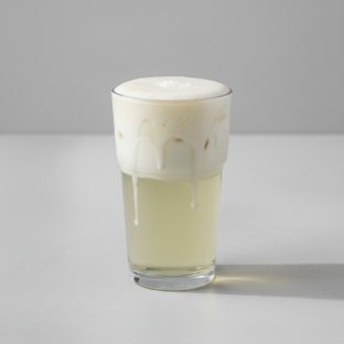 Jasmine Green Tea with Rock Salt Crema [16 oz 25% Sweet]