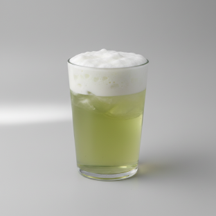 Jasmine Green Tea with Rock Salt Crema [24 oz 25% Sweet]