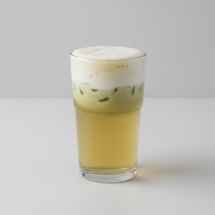 Jasmine Green Tea with Rock Salt Crema [16 oz Unsweetened]
