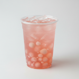 Rose iced Tea (Unsweetened) with Lychee Jelly Rose iced Tea (Unsweetened) with Lychee Jelly