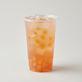 Rose iced Tea (Unsweetened) with Mango Jelly Rose iced Tea (Unsweetened) with Mango Jelly