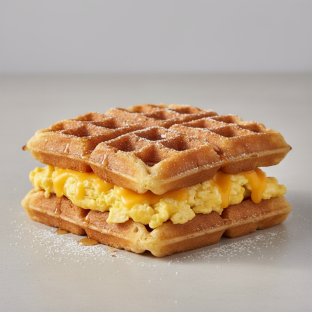 Breakfast Waffle Sandwich