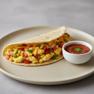 Breakfast Taco With Veggies