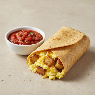GLUTEN FREE Egg and Cheese burrito
