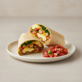 GLUTEN FREE Veggie Breakfast burrito