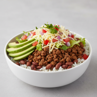Ground Beef Burrito Bowl [16oz]