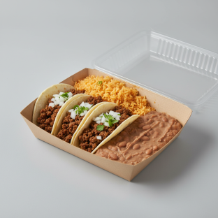 Mexican Style Ground Beef Taco Box [16oz]