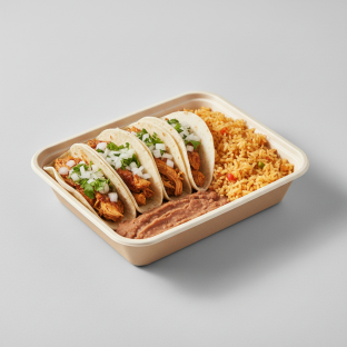 Mexican Style Chicken Taco Box [16oz]