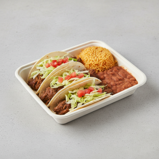 American Style Barbacoa Taco Box [16oz]