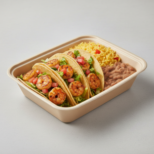 American Style Shrimp Taco Box [16oz]