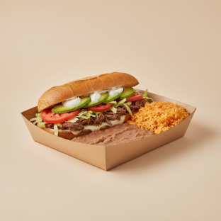 Barbacoa Torta Box [16oz]