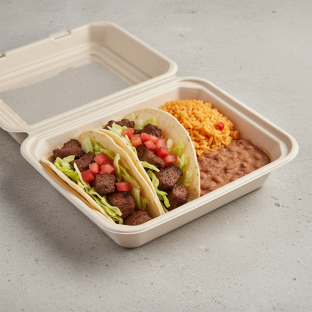 American Style Steak Taco Box on Corn Tortillas [16oz]