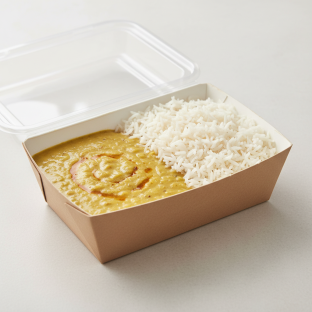 Yellow Daal Tadka Boxed Meal (Allium-Free)