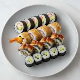 Mixed Cooked Rolls Platter