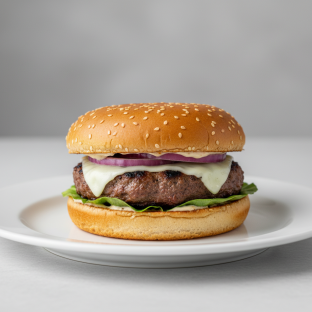 GLUTEN FREE Grilled Beef Hamburger