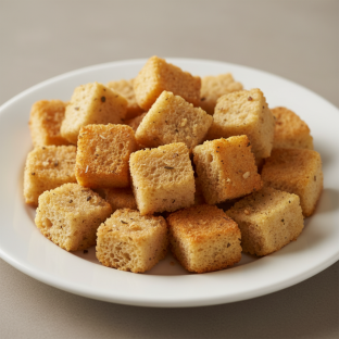 Olive Oil and Garlic Croutons