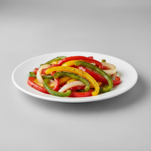 Grilled Bell Peppers and Onions