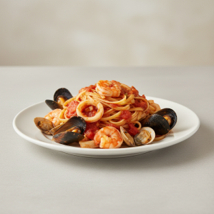Gluten Free Linguini Seafood