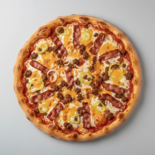 Individual 12" Medium Bacon Cheeseburger Pizza