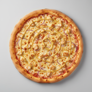 Individual 12" Medium Honey Mustard Chicken Pizza