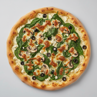 Individual 12" Gluten Free Spinach Pizza